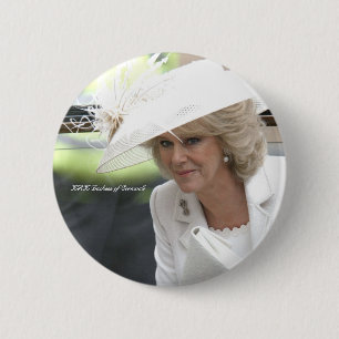 HRH Duchess of Cornwall 6 Cm Round Badge