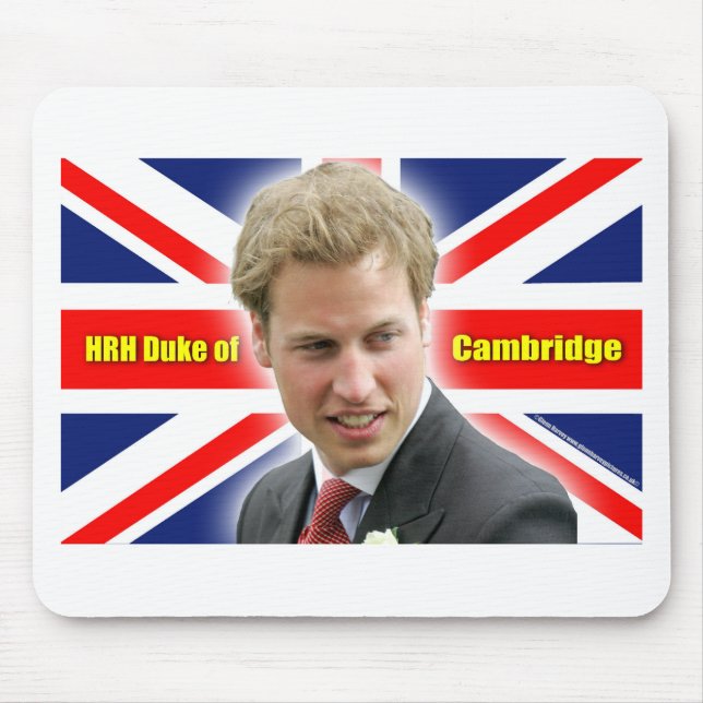 HRH Duke of Cambridge - Stunning! Mouse Mat (Front)