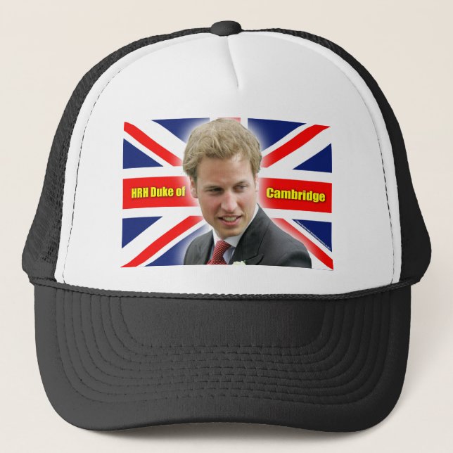HRH Duke of Cambridge - Stunning! Trucker Hat (Front)