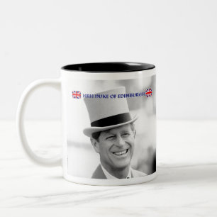 HRH Duke of Edinbrgh Windsor 1974 Two-Tone Coffee Mug