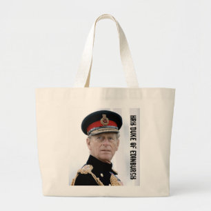 HRH Duke of Edinburgh Large Tote Bag