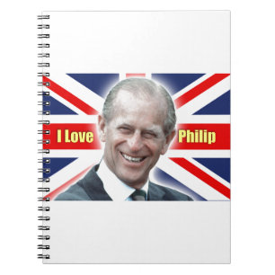 HRH Duke of Einburgh - I love Philip Notebook