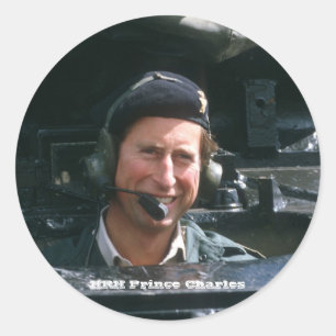 HRH Prince Charles Classic Round Sticker