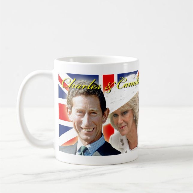HRH Prince Charles & HRH Duchess of Cornwall Coffee Mug (Left)