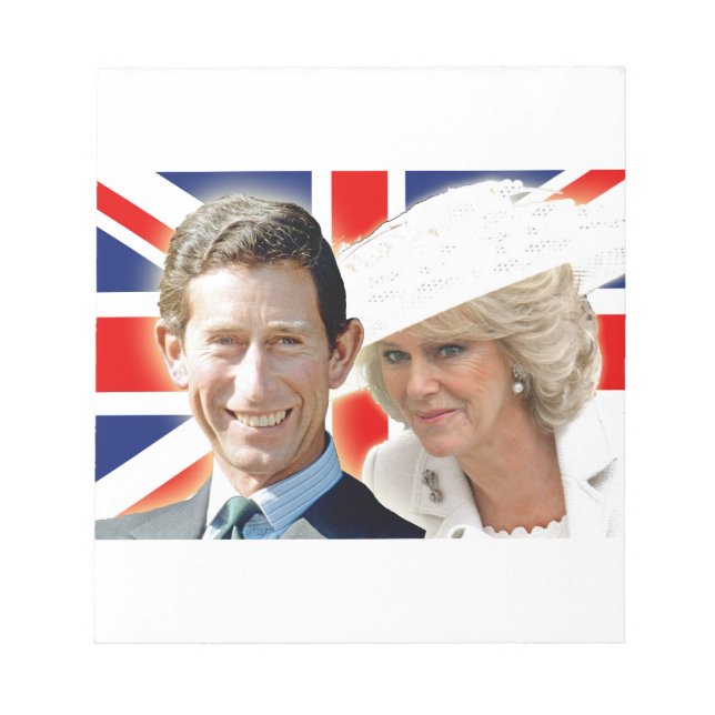 HRH Prince Charles & HRH Duchess of Cornwall Notepad (Front)