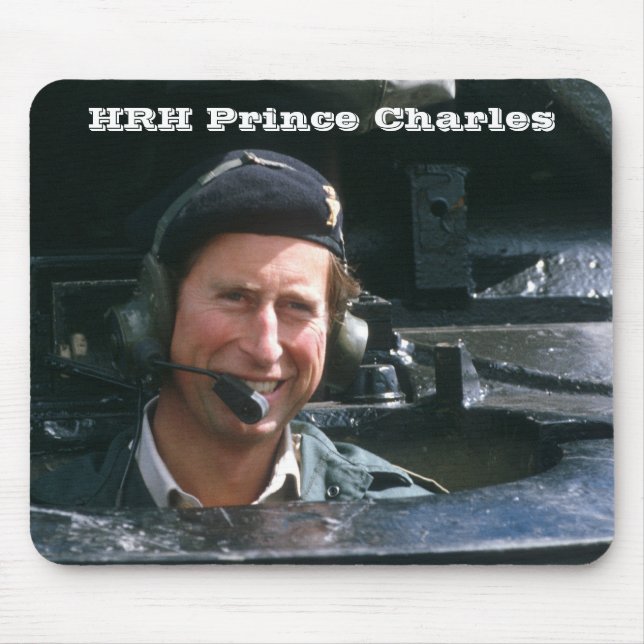 HRH Prince Charles Mouse Mat (Front)