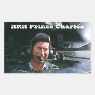 HRH Prince Charles Rectangular Sticker