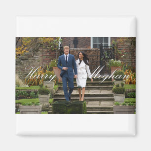 HRH Prince Harry and Meghan Markle Royal Wedding Magnet