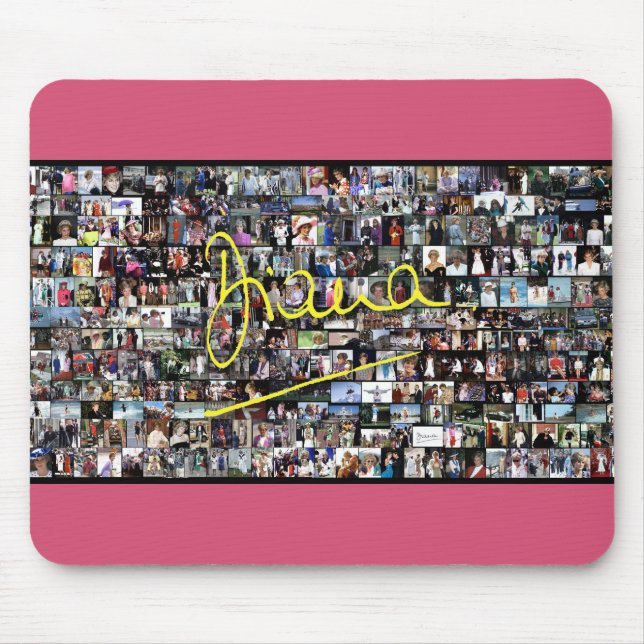 HRH Princess Diana - All the photos! Mouse Mat (Front)
