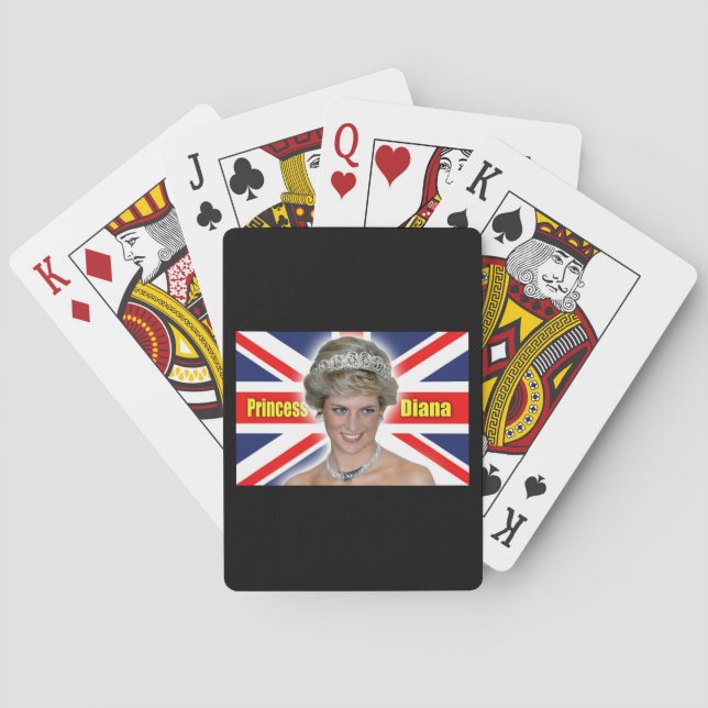 HRH Princess Diana Stunning! Playing Cards (Back)