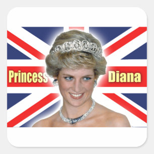HRH Princess Diana Stunning! Square Sticker