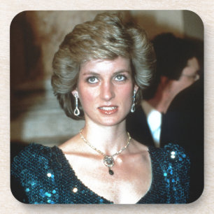 HRH Princess Diana Vienna 1986 Coaster