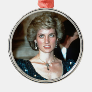 HRH Princess Diana Vienna 1986 Metal Tree Decoration
