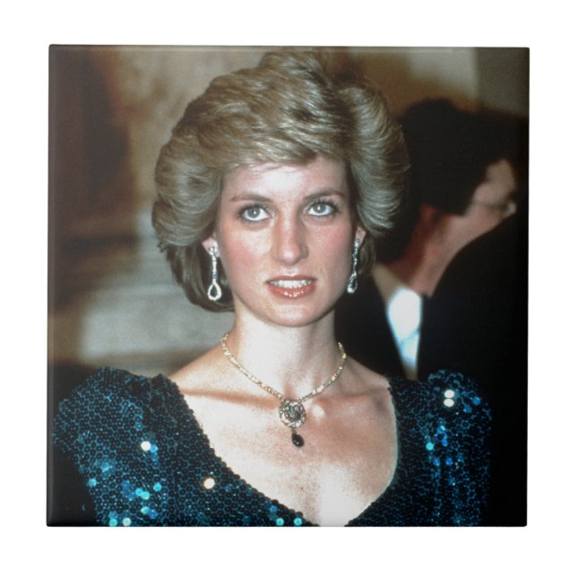 HRH Princess Diana Vienna 1986 Tile (Front)