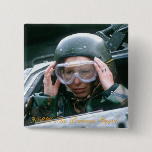 HRH The Princess Royal 1985 15 Cm Square Badge
