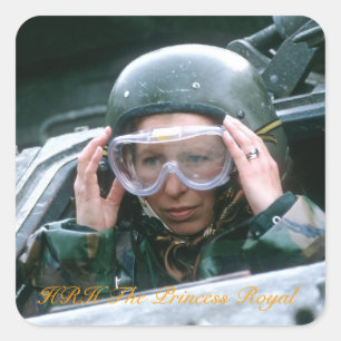 HRH The Princess Royal 1985 Square Sticker