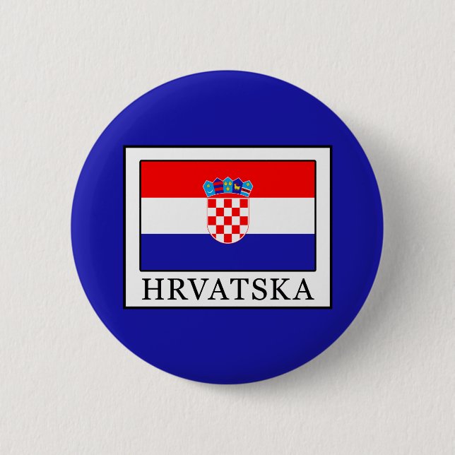 Hrvatska 6 Cm Round Badge (Front)