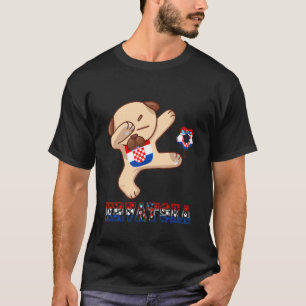 Hrvatska Croatia Dog Hrvatska Soccer Team Croatian T-Shirt