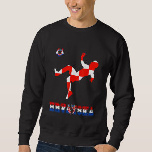 Hrvatska Croatian Football Croatia Croatian Soccer Sweatshirt