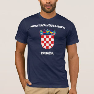 Hrvatska Kostajnica, Croatia with coat of arms T-Shirt