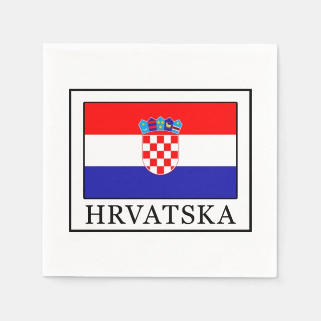 Hrvatska Napkin (Front)