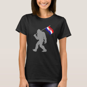 Hrvatska Or Croatian Flag On Croatia Flag T-Shirt