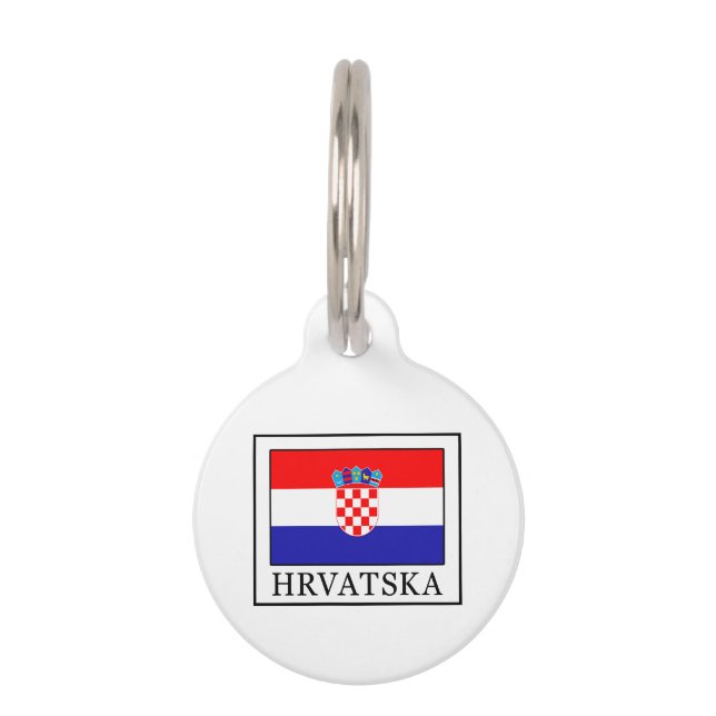 Hrvatska Pet Tag (Front)