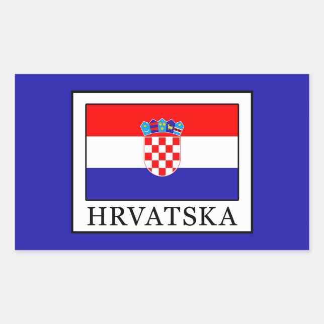 Hrvatska Rectangular Sticker (Front)