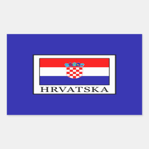 Hrvatska Rectangular Sticker