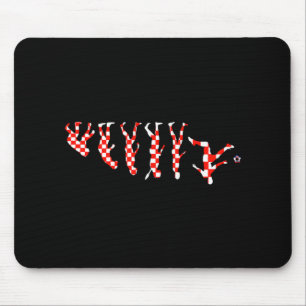 Hrvatska Soccer Team Evolution Croatian Flag Croat Mouse Mat