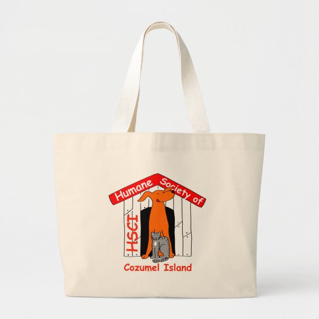 HSCI logo with name Large Tote Bag (Front)