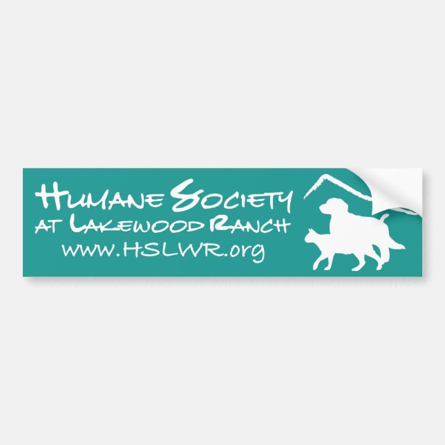 HSLWR logo bumper sticker (Front)