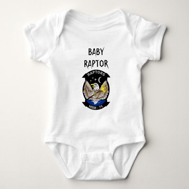 HSM_71 BABY RAPTOR BODYSUIT (Front)