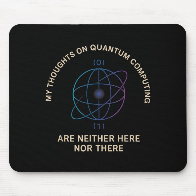 Ht Stem Gift For Teacher Professor Student Quantum Mouse Mat (Front)
