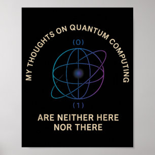 Ht Stem Gift For Teacher Professor Student Quantum Poster