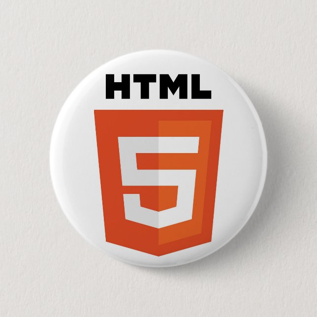 HTML5 6 CM ROUND BADGE (Front)
