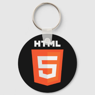 HTML 5 Logo Key Ring
