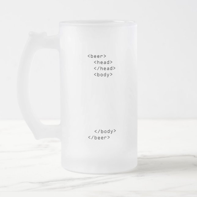 HTML Beer Mug (Left)