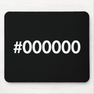 HTML Black RGB Mouse Mat