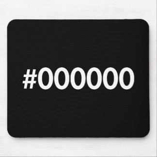 HTML Black RGB Mouse Mat
