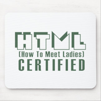 HTML Certified Ladies Mouse Mat