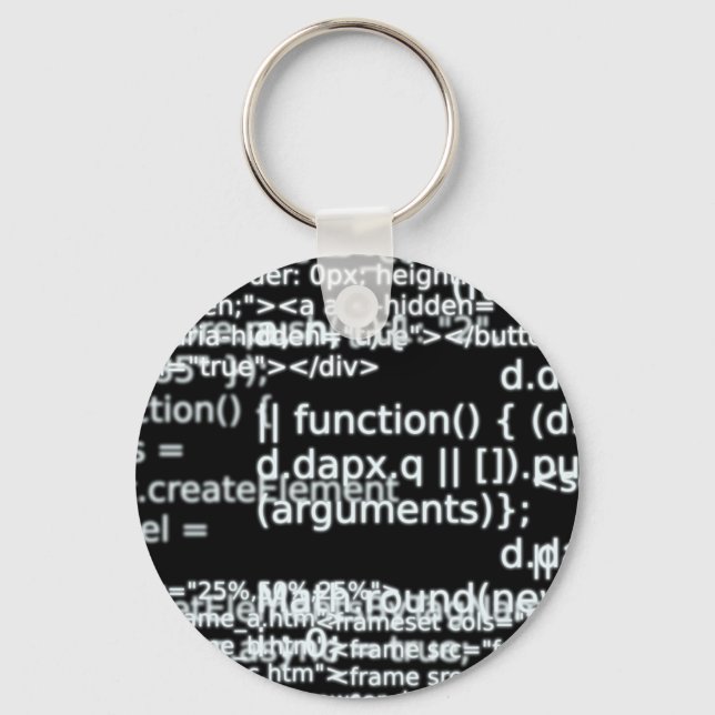 HTML Code v1 Key Ring (Front)