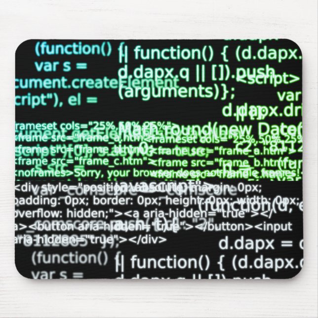 HTML Code v1 Mouse Mat (Front)