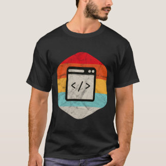 Html Css Script Computer Scientist Geek Coder Deve T-Shirt