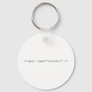 HTML Input Alcohol Key Ring