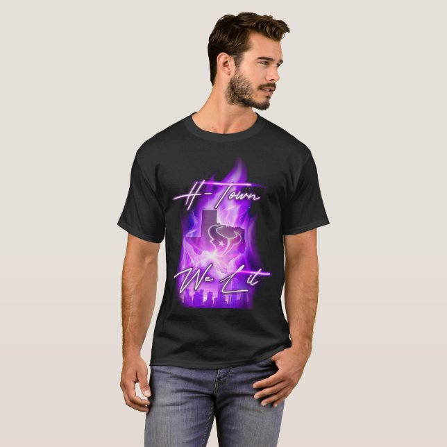 HTOWN WE LIT T-Shirt (Front Full)