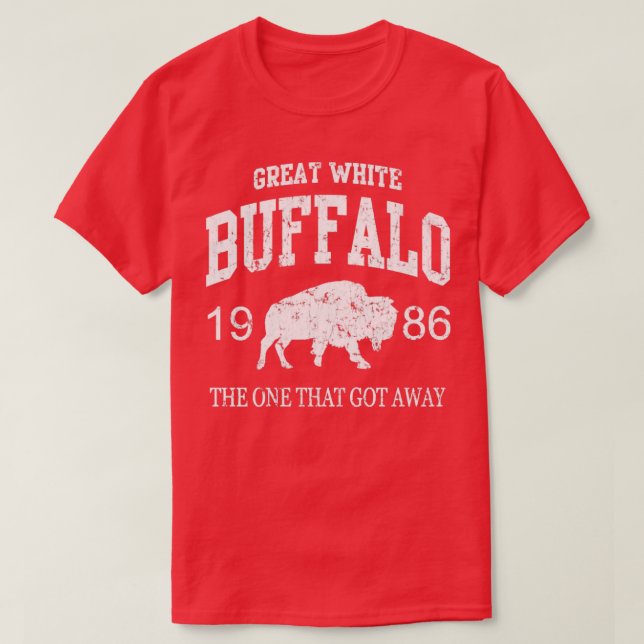 HTTM Great White Buffalo T-Shirt (Design Front)