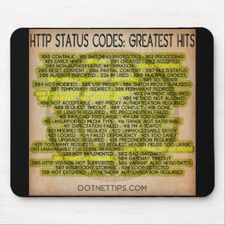 Http Status Codes: Greatest Hits Mouse Mat