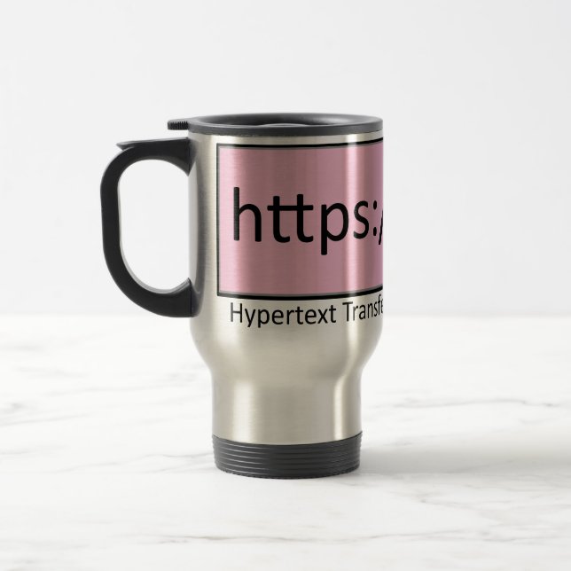 https Hypertext Transfer Protocol Secure Travel Mug (Left)