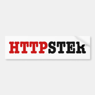 HTTPSTER BUMPER STICKER